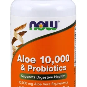 Now Foods Aloe 10,000 & Probiotics 60Vcaps
