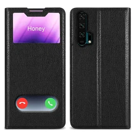 Cadorabo Wallet Case with Magnetic Closure Kickstand and 2 View Windows for Hono