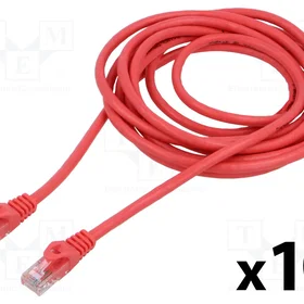 Lanberg UTP Cat6 3m Network Cable PCU6-20CC-0300-R