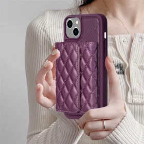 Snyggt Mönstrat Plånbokfodral för iPhone 14 Plus