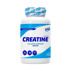 6PAK Creatine Monohydrate 120 Capsules