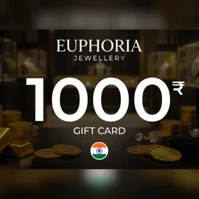 Euphoria Jewellery Silver Coin Gavekort 1000 INR
