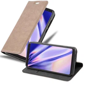Cadorabo Wiko View Wallet Case with Magnetic Closure Kickstand and Card Slot for