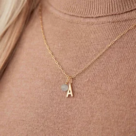 Design Letters Stone Drop Charm DLS90302021