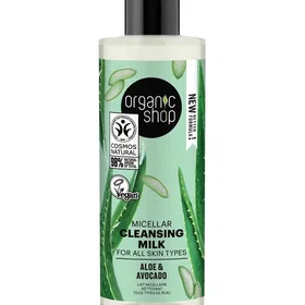 Organic Shop Micellärt rengöringsmjölk Aloe & Avocado 150ml