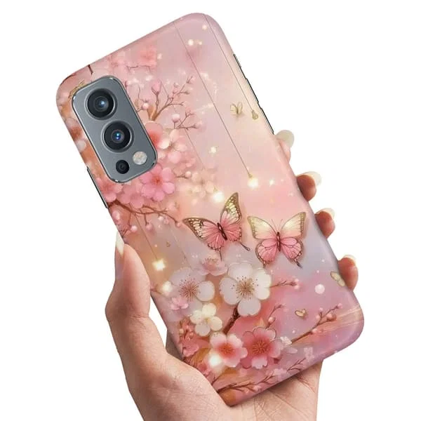 CaseOnline Flowers & Butterflies Case for OnePlus Nord 2 5G