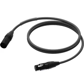 ProCable ProCab DMX/AES 5-polig XLR manlig-manlig kabel 0.5m PRD955-0,5