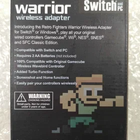 RetroFighters Warrior Bluetooth Langaton Adapter GC Switchiin
