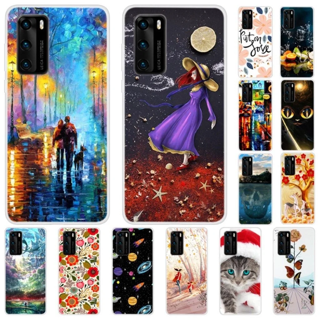 Deco Tiger Case for Huawei P40