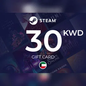 Steam Wallet Presentkort 30 KWD