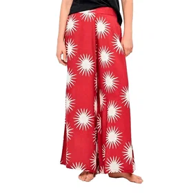 Gisela Wide Leg Sunshine Print In&out Byxor (Dam)
