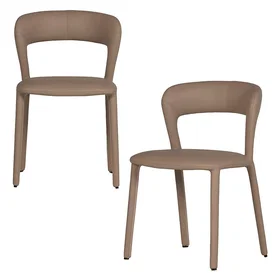 WOOOD Noble Ruokailutuoli Polyester 2-Pack