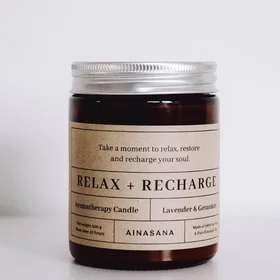 Ainasana Aromaterapilys - Yoga Velværelys-Relax + Recharge