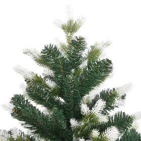 vidaXL 120cm Hinged Flocked Green 356755
