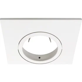 Nordtronic Quick Install G2 og Uni Install G2 spotlight firkantet front, mat hvi