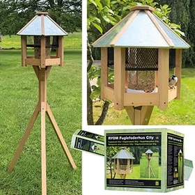 Ryom City Fuglefoder på stativ