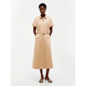 Tommy Hilfiger Chino Utility Midi Ss Klänning