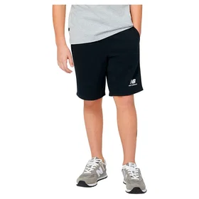 New Balance Essentials Stacked Logo French Terry Shorts (Jr)