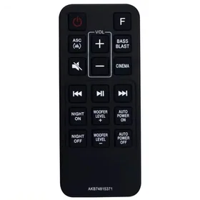 MTK Erstatningsfjernbetjening til LG Soundbar AKB74815371