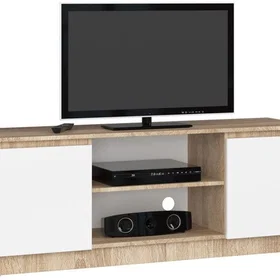 AKORD OP0LRTVDABBIA002 Meuble TV 2 étagères 140cm