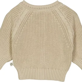By Green Cotton Knit Chunky Cardigan (Jr)
