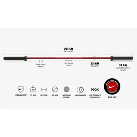 Nike Strength Shield Barbell 15 kg Viktsstång