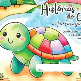 Historias Histórias do Gui, a Tartaruguita Bok med historier och färgläggning