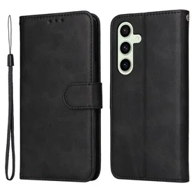 Eiderwood Kunstlæder Flip Etfodral med Pung og Rem til Samsung Galaxy S24 FE