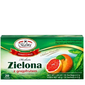 Malwa Grönt Te Grapefrukt 40g
