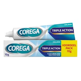 Corega Triple Action Denture Adhesive Cream 70g