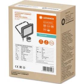 Ledvance Floodlight Compact Value Sensor 20W 4000K IP65