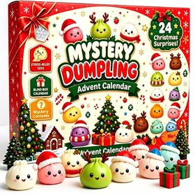 Quipulse Dumpling Squishy Christmas Advent Calendar