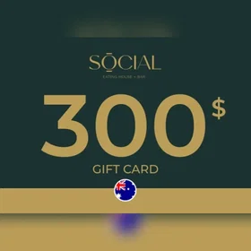 Social Eating House + Bar Gavekort 300 AUD