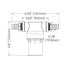 Seaflo Sfws75002 3/4" Filter 50 Microns