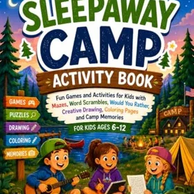 Childlike Mischievous My Sleepaway Camp Activity Book för Barn