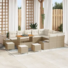 vidaXL Hage Sofasett med Pute 13 Deler 3364781