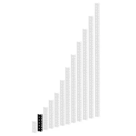 Adam Hall 19" Rack Strip 3U 61535B3