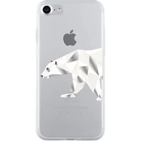 BBC Halvhård Etfodral med Isbjörnsmönster för iPhone SE 2020/8/7
