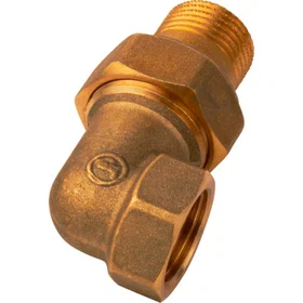 Radiatorkupling Messing Albue 1/2"