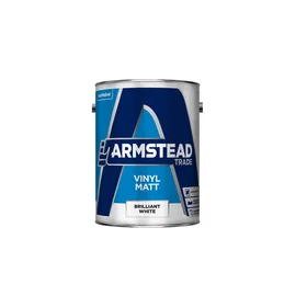 Armstead Trade Vinyl Matt Paint Brilliant White 5L