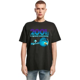 MERCHCODE Space Odyssey Spaceship Oversized Kortærmet T-shirt (Herre)