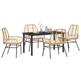 vidaXL Garden Dining Set 5 Pieces 3380864