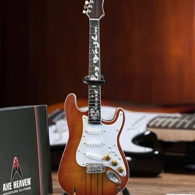 AXE HEAVEN Stevie Ray Vaughan Signature Hamiltone 10 Inch Miniature Guitar Repli