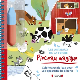 Pinceau Les Animaux De La Ferme Livre de coloriage