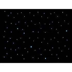 LEDJ LED Starcloth System 8 x 4.5m Black Cloth CW