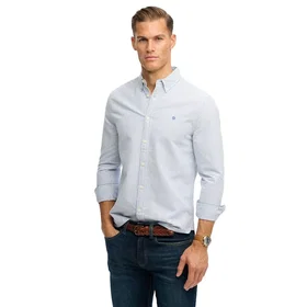 Superdry Preppy Oxford Långärmad Skjorta (Herr)