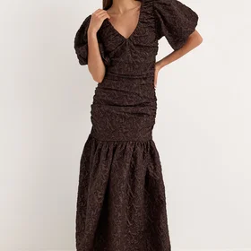 Bubbleroom Occasion Puff Sleeve Jacquardmekko