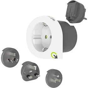 Q2Power Qplux Europe Europe vers AUS, UK, US Adaptateur de voyage 3-in-1