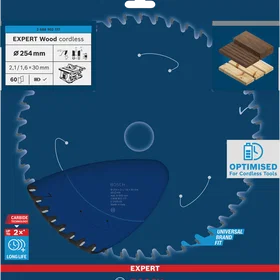 Bosch Expert Träcirkelsågblad 254x30x1.6mm 60T
