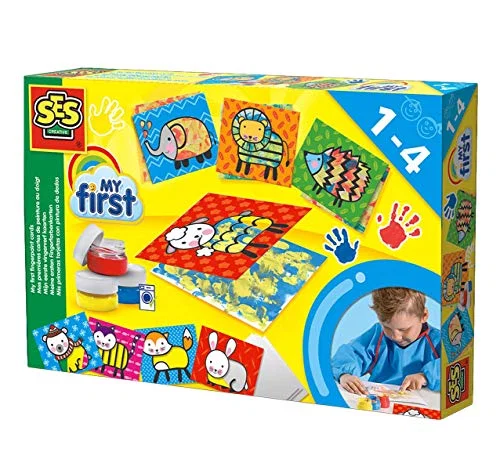 SES Creative My First Fingerpaint Cards Art Set